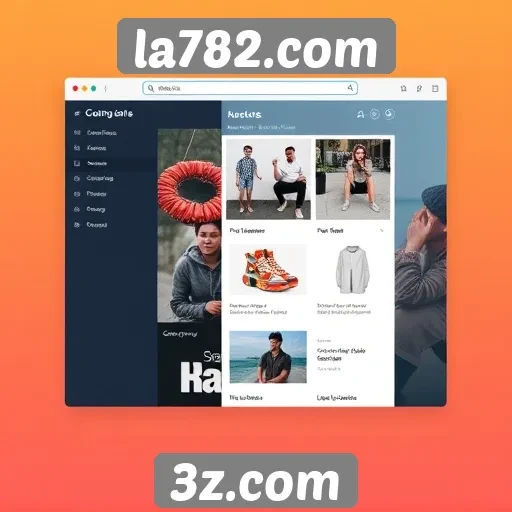 Mudanças na interface do usuário do la782.com